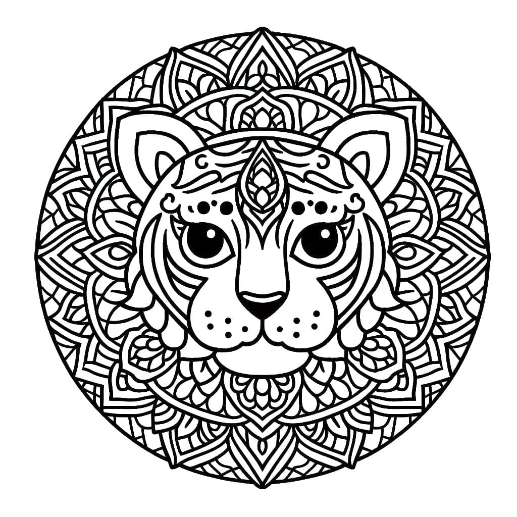 Mandalas Tigre 27